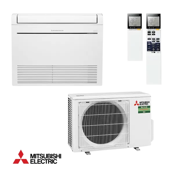 Inverter-Klimagerät Mitsubishi Electric MFZ-KT25VG + SUZ-M25VA – Bodentyp